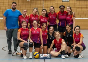 Team picture of the volleyball team Women 1 of HDP